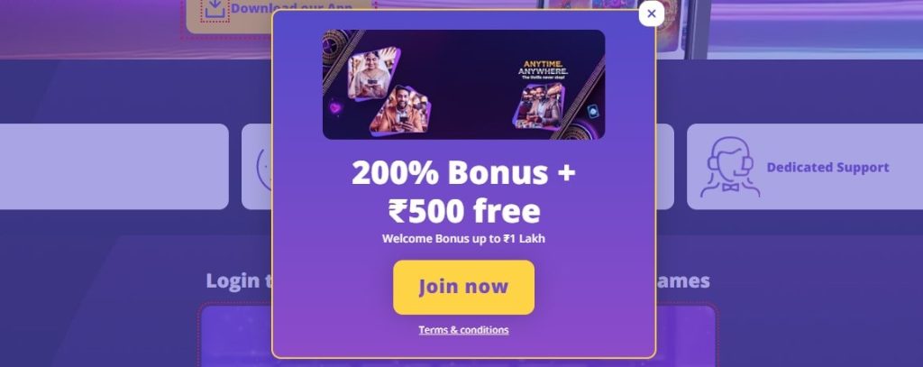 casino days bonus code