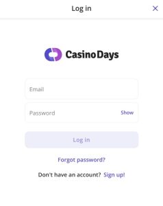 Casino Days Login